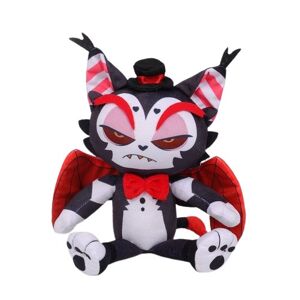 kayashopping Hazbin Hotel Evil Boss Plys Legetøj - Red Wings Hjerte Øjenbryn 30cm