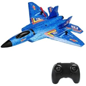 NSF F22 Raptor RC Plane 2.4G 2CH Fjernbetjening Kontrol Flyvende Svævefly Med LED Lys EPP Fuam Fly Legetøj Til Børn