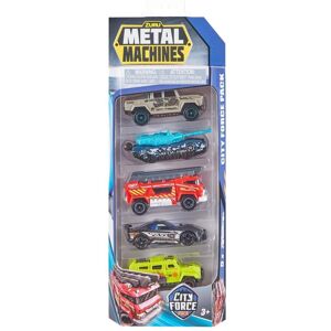 Zuru Metal Machines-S2 Multi Pack Car 5-Pack, City Force