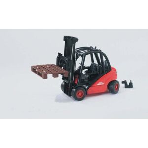 Linde Gaffeltruck H30D med 2 pallar, Bruder