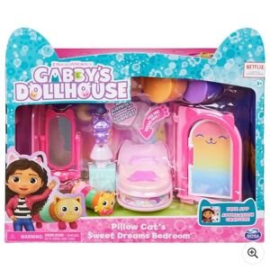 Dreamworks Gabby’s Dollhouse Sweet Dreams Bedroom with Cat Figure and Accessories