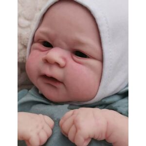 High Discount 19 tommer 46 cm premium baby genfødt dukke naturtro elijah høj kvalitet Genesis håndmalet dukke med synlige årer samlerbar kunstdukke #9346822