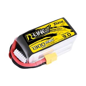 6s  1300mAh -120C- Gens Ace Tattu R-Line 3.0 XT60