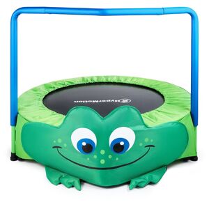 HyperMotion Frø - mini trampolin til børn - med hank - max 25 kg - 91 cm - til hus og have