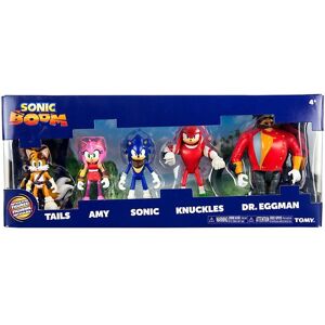 Sonic The Hedgehog Sonic Boom Tails, Amy, Sonic, Knuckles & Dr. Eggman Figurer