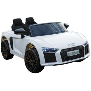 Audi R8 White Elbil License