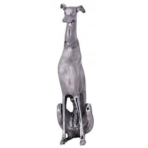 Skyport Greyhound Skulptur I Sølvfarvet Metal