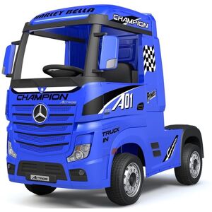 hjemmeudstyr Mercedes Actros Truck Blå, 4x12v Motorer, 2x12v Batteri