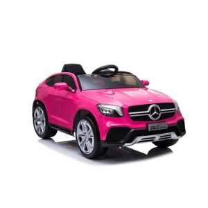 hjemmeudstyr Mercedes Glc Couple Pink, 12volt, Fjernbetjening, Gummihjul