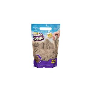 Spin Master Kinetic Sand KNS RFL 2lb ColourSand Brown EU GML, Kinetisk sand til børn, 3 År, Brun