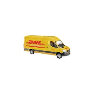 Busch 52605 H0 Personbil model Mercedes Benz Sprinter kasse, DHL