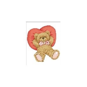 Diamond Dotz 27 x 35 cm - Afslappet bamse