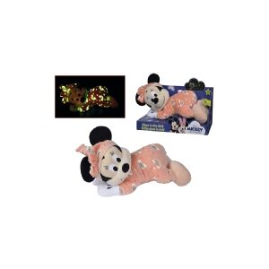 Simba Toys Disney Minnie Mouse soft toy, glow in the dark, 30 cm