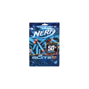 Nerf Elite 2.0 50-Dart Refill Pack, Genopfyldning, 8 År, 50 stk, Blå, Orange