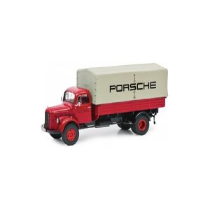 Schuco Mercedes-Benz L3500, Leveringsbil model, 1:87, Mercedes-Benz L3500, Dreng, 1 stk, Beige, Rød