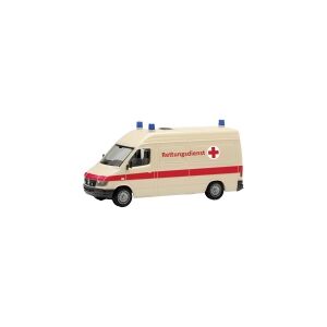 Herpa 097031 H0 Udrykningskøretøj model Mercedes Benz Sprinter Rover 96 RTW redningstjeneste