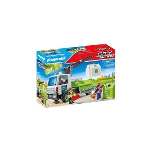 Playmobil City Action Altglas-LKW mit Container, 4 År, Flerfarvet