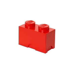 Room Copenhagen LEGO Storage Brick 2 - Opbevaringsboks - knaldrød