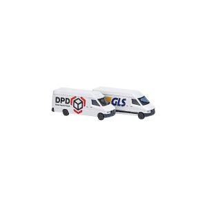 Busch 8308 N Lastbiler model Mercedes Benz Sprinter pakketjeneste