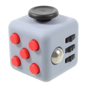 Fidget Cube - Rød/grå