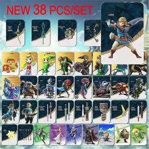 38 stk/sæt Nfc Amiibo Cards For Legend Of Zelda Breath Of The Wild Tears Of The Kingdom Linkage Card