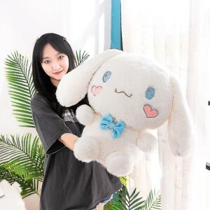 Sanrio Kawaii Cinnamoroll Anime Hunde Plys Legetøj Fyldedyr Komfort Bløde Peluche Dukker Børne Julelegetøj 60cm