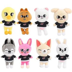 20 cm Skzoo Stray Kids plyslegetøj Leeknow Hyunjin Dukke Barn Voksen Z X foxy