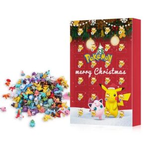 Best Trade Pokemon julebind æske kalender Kid bedste julegaver 24stk