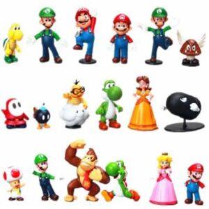 Best Trade Super Mario 18 Pack figurer julegaver