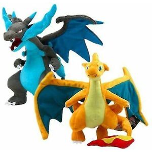 Charizard Plys Mega bløde udstoppede dyredukker Legetøjsgave til børn 23 cm A 2pcs