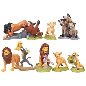 9 stk/sæt Løvernes Konge Simba Nala Timon Modelfigur PVC Actionfigurer Klassisk legetøj Bedste julegaver