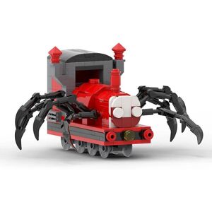 Choo-choo Charles Byggeklodser Sæt Stor Størrelse Skrækspil Spider Train Dyrefigurer Mursten Legetøj Til Børn Gave Red Train(266pcs) 1 Set