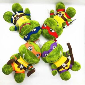 25 cm Teenage Mutant Ninja Turtles Tmnt Leo Raph Blødt udstoppet plys dukkelegetøj Blue