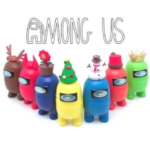 7 Pack Among Us-figurer (8-10 cm) 1