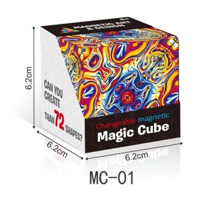 3D Magic Cube Shashibo Shape Shifting box Puslespil Legetøjsgave 1