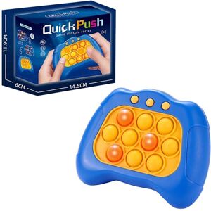 Elektrisk banebrydende puslespil Pop It-konsol Stressrelief Fidget Toy Quick Push Bubble-spilkonsol til børn