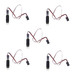 5x LED-lampe Lys Kontrolafbryder Panel System Tænd/sluk 3ch For Traxxas Redcat Rc4wd Axial Scx10