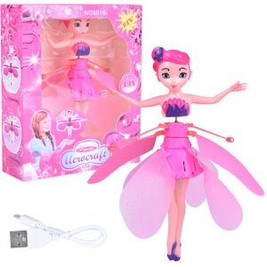 Magic Flying Fairy Princess Doll, Flying Fairy Doll Legetøj til piger, Sky Dan