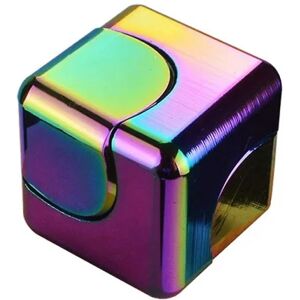 ESTONE Spinner Cube Fingerlegetøj Stress Angst Relief Fingerspids Gyro Fidget Legetøj Børn Voksne Gave -ES Colourful