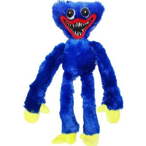 1 STK Huggy Wuggy Plys Poppy Playtime Realistisk pølsemonster, Monster Horror Plys Dukke (15,75 tommer, blå)