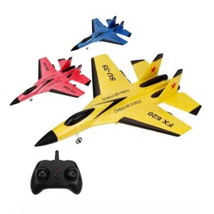 DAO Otwoo Su 35 Avion Rc fjernbetjening flycontroller Su-35 jagermodel fly børn [DB] Yellow