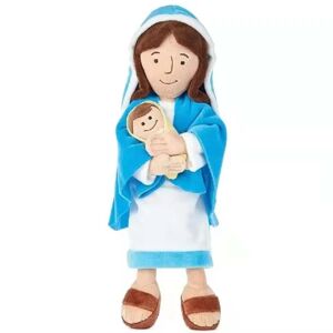 Toyz Land Jesus Jomfru Mary Plys Legetøj Kristus Religiøs Plushie Figur Børn Uddannelsesmæssigt Udstoppet Dukke Blød Figur