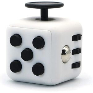 Cube Anti-stress legetøj til voksne og børn [Gaveideer][Afslappende legetøj][Antistress][Bløde materialer](Hvid og Sort)