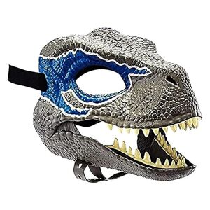 3d Dinosaur Mask Rollespil Hovedbeklædning Jurassic World Raptor Gi