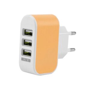 Mobiltelefonoplader Usb-vægadapter Usb-stikadapter Tre usb-vægoplader Hurtigoplader