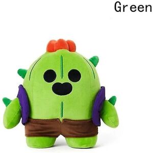 Dukke Mobilspil Wilderness Fighting Card Dukke Legetøj Brawl Stars Standing Plush (FMY) Grøn