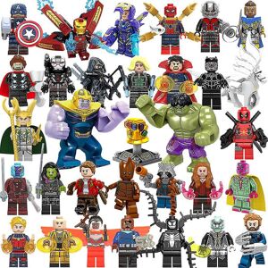 32 stk Marvel Avengers Super Hero Comic Mini Figures Dc Minifigure Gave Til Børn Colorful