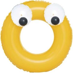 NDA Toys Gul svømmering med store øjne 60 cm badering badelegetøj Yellow