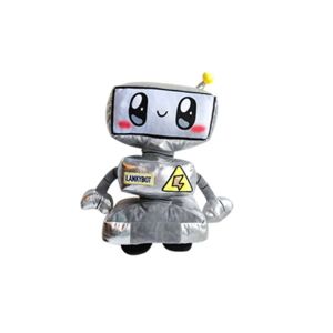 Lankybox Mekanisk plys legetøj med LED Thicc Shark Boxy Robot Doll robot
