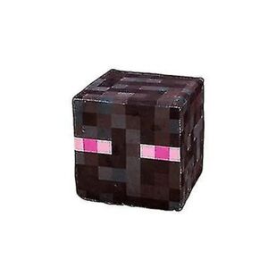 Minecraft My World Plys Uhyggelig Sort Steve Trap Box Lawn Firkantet Pude Pude Dukke 20cm #01 S